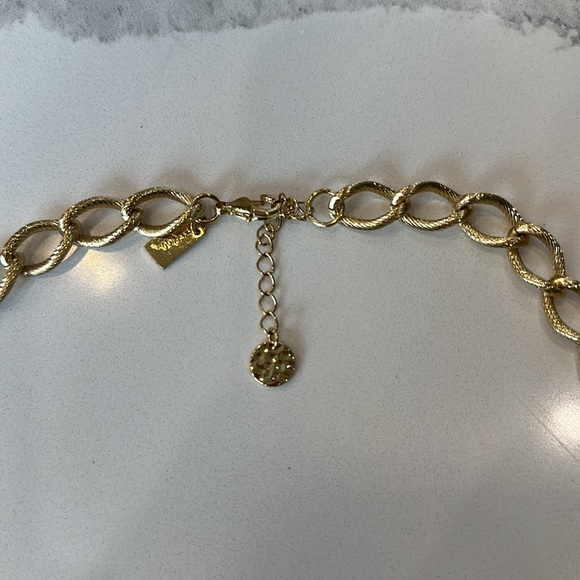 Lilly Pulitzer Montauk Necklace Gold Turquoise Fish - Picture 3 of 5